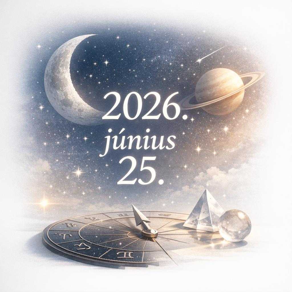 Napi horoszkóp 2026. június 25.: most a tiszta beszéd viszi előre a kapcsolatokat