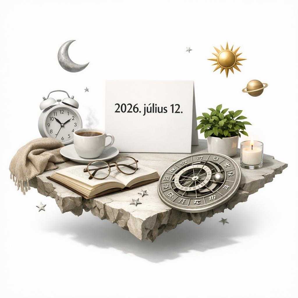 Napi horoszkóp 2026. július 12.: otthoni pihenés, nagy ötletek és néhány jól időzített kivárás