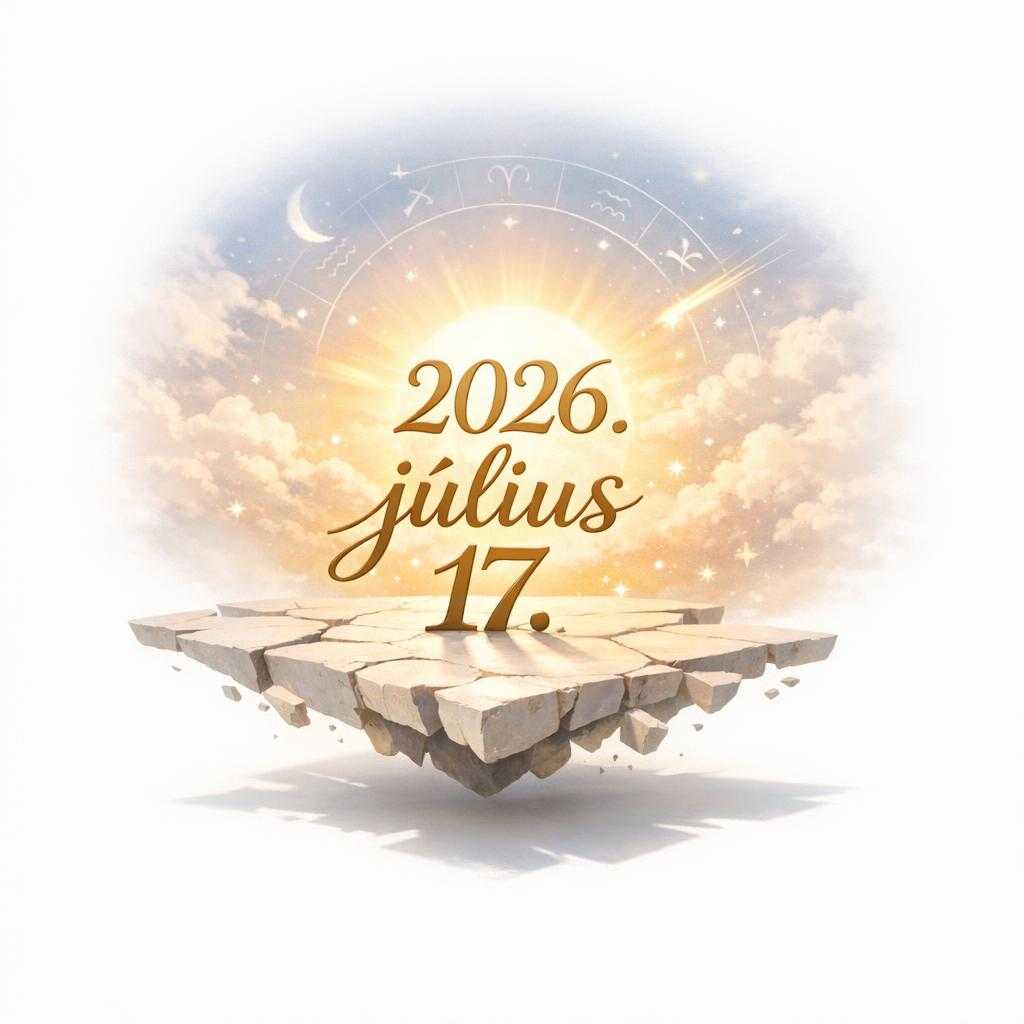 Napi horoszkóp 2026. július 17-re: ma a türelem és a józan ész visz előre