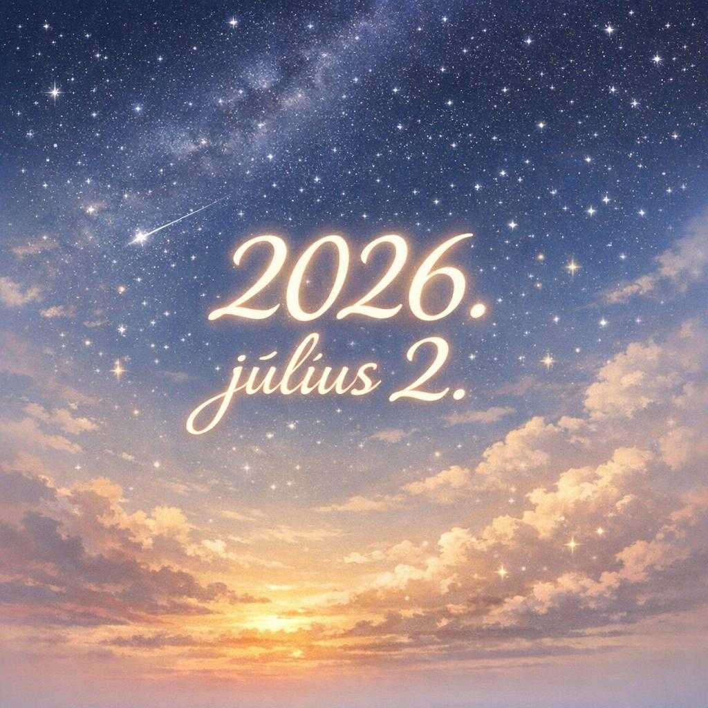 Napi horoszkóp 2026. július 2.: a nagy ötletek napja, de most nem a kapkodás visz előre