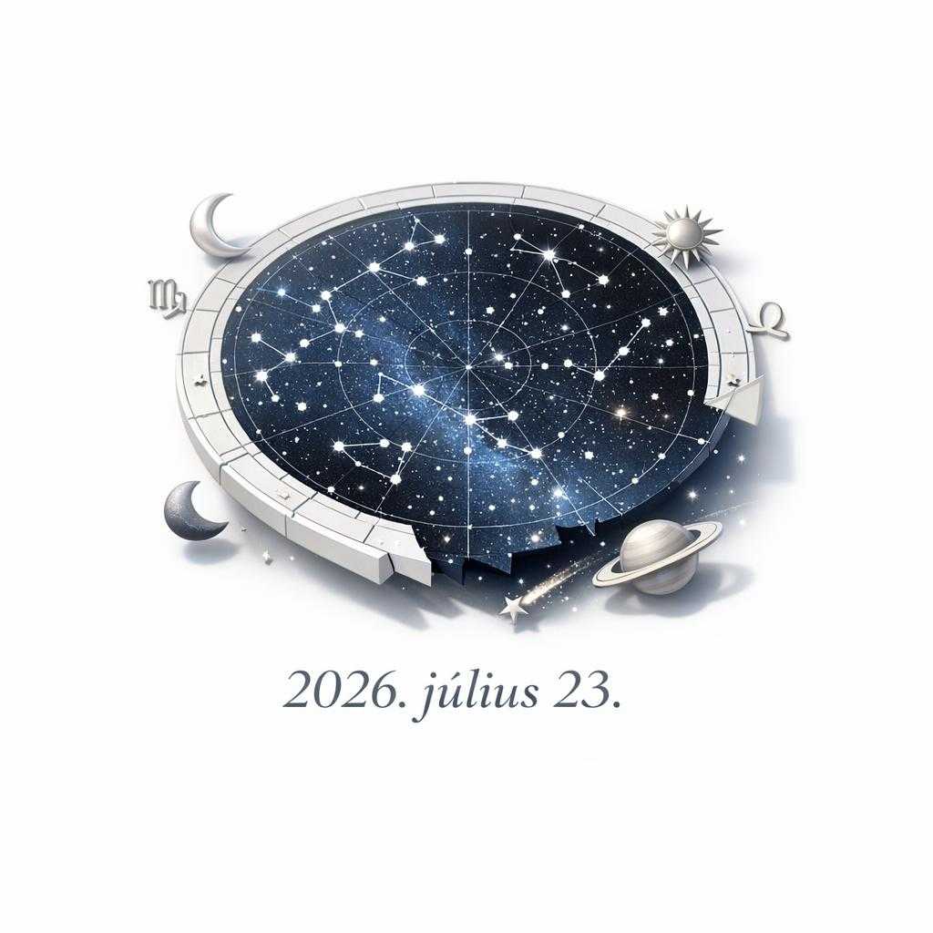 Napi horoszkóp 2026. július 23.: a tiszta beszéd ma mindent helyre tehet
