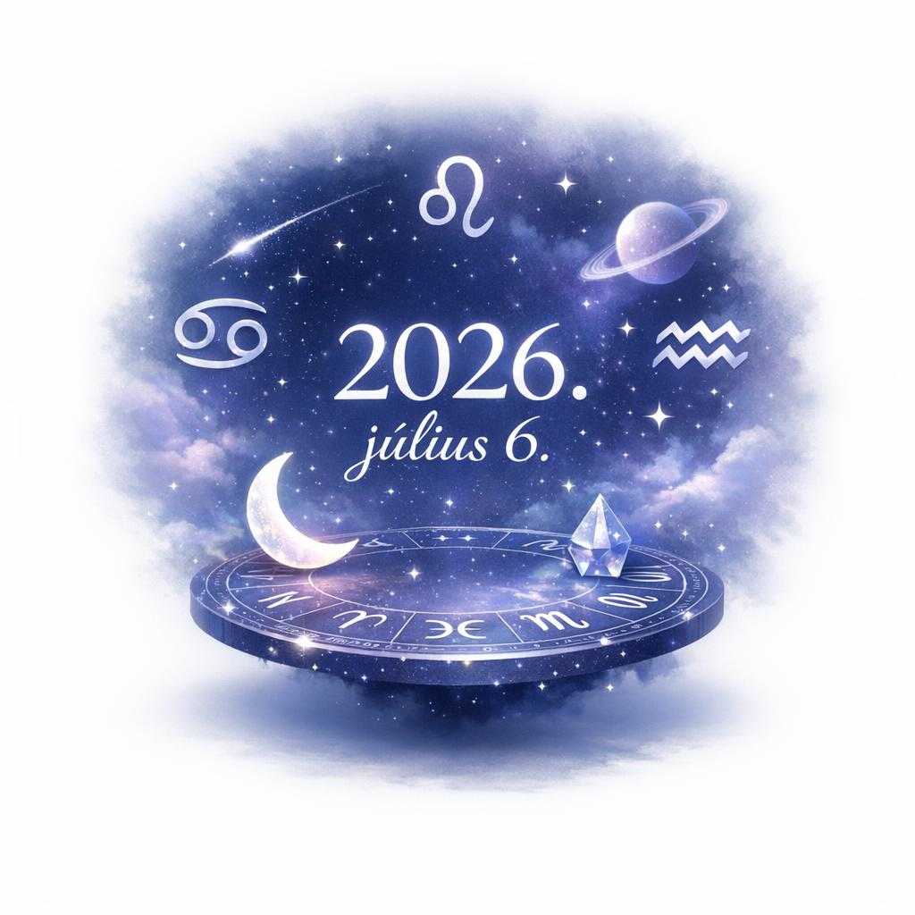 Napi horoszkóp 2026. július 6.: ma az őszinte mondatok visznek előre