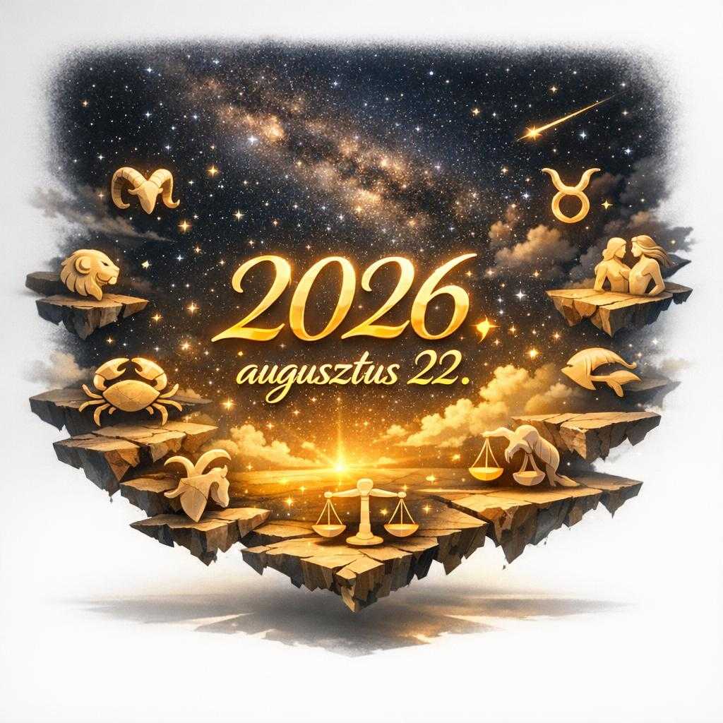 Napi horoszkóp 2026. augusztus 22.: a Nyilas Hold ma nem enged unatkozni