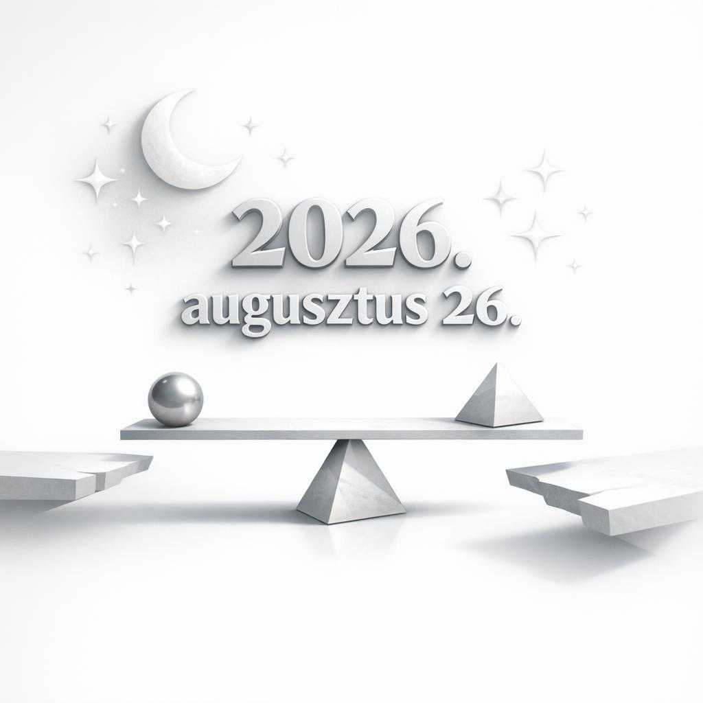 Napi horoszkóp 2026. augusztus 26.: amikor mások gondjai bekopognak, de a saját határaidat sem árt megőrizni