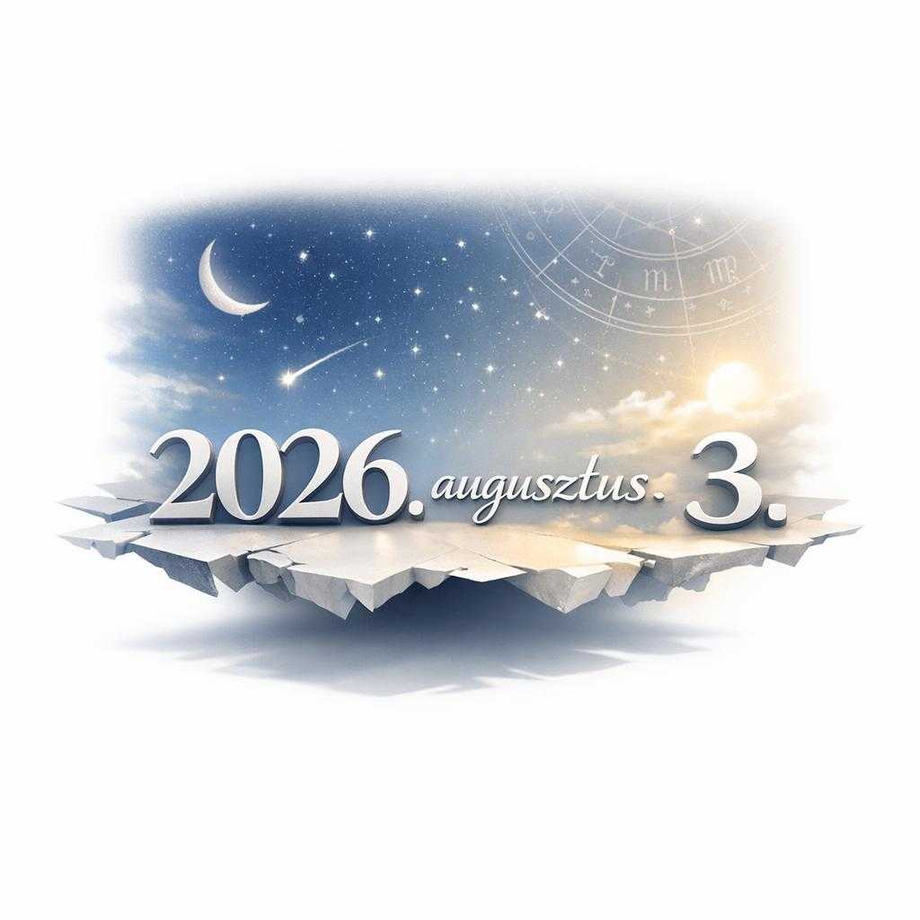 Napi horoszkóp 2026. augusztus 3.: a hétfő, amikor a jó ritmus többet ér, mint a rohanás