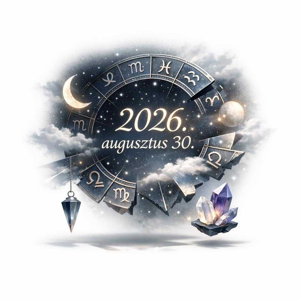 Napi horoszkóp 2026. augusztus 30.: ma a gyorsaság helyett a jó tempó fizet