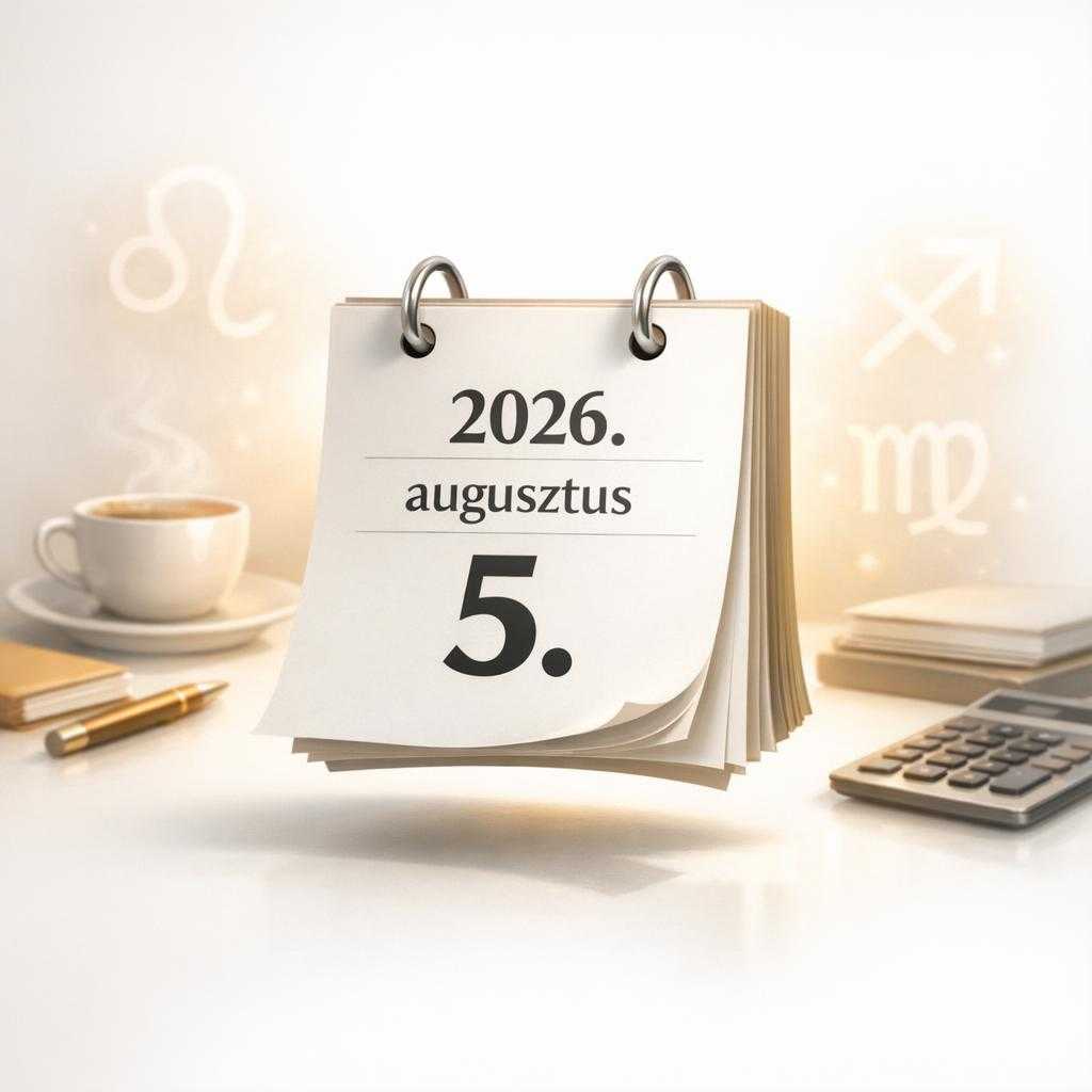 Napi horoszkóp augusztus 5-re: most a pénz, a rend és a józan ész viszi a prímet