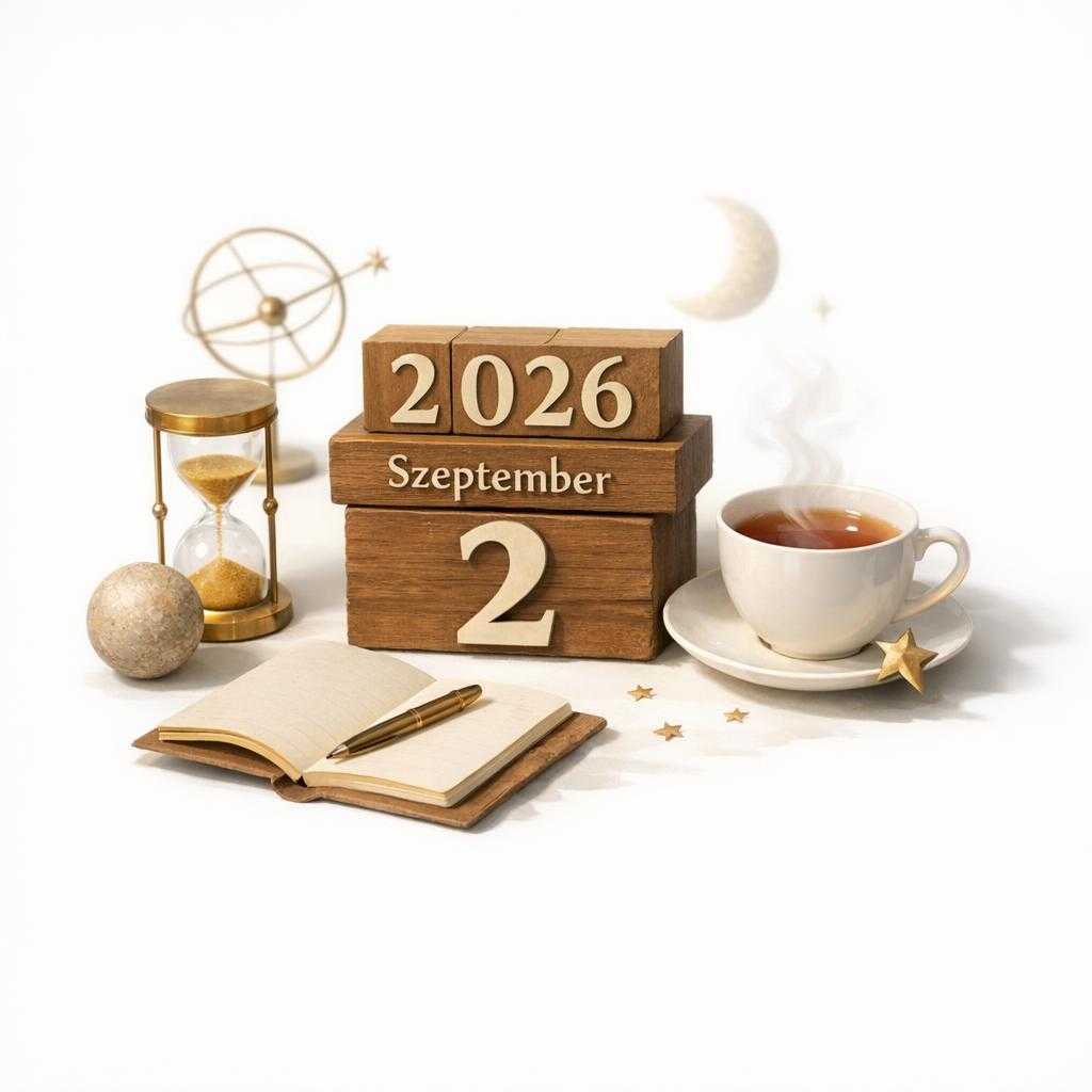 Napi horoszkóp 2026. szeptember 2.: lassítás, józan döntések és egy kis belső rendrakás